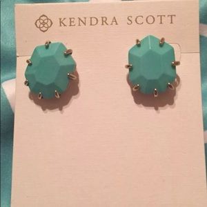 Kendra Scott Teal Morgan Earrings